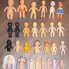 Резиновые советские пупсики до 10,5см - моя коллекция №2