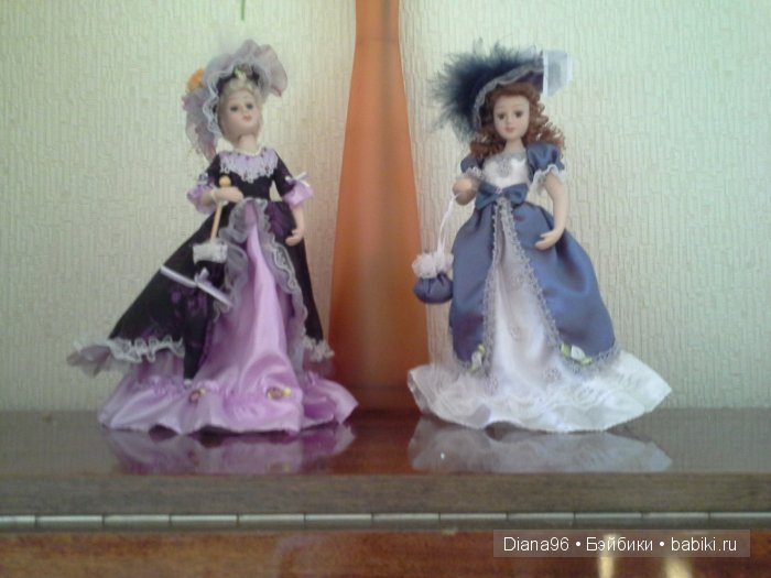 Наша коллекция кукол. Часть 4. В старинном стиле+подарки и покупки (фото 2)