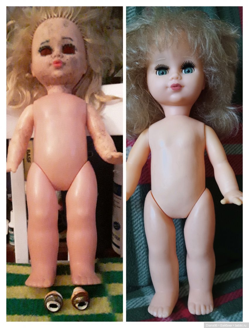 Из гусеницы в бабочку — Реставрация и преображение кукол: ремонт