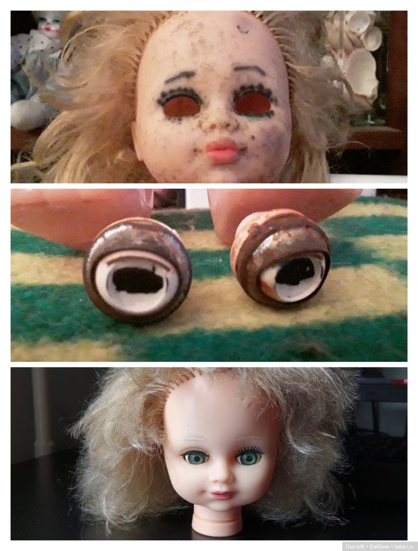Из гусеницы в бабочку — Реставрация и преображение кукол: ремонт
