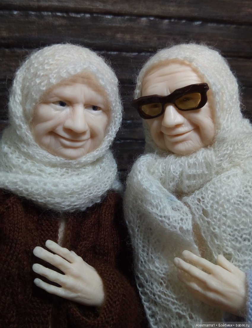 Разрешите представить Бабушки в полиуретане 24см. от Александры Соцковой