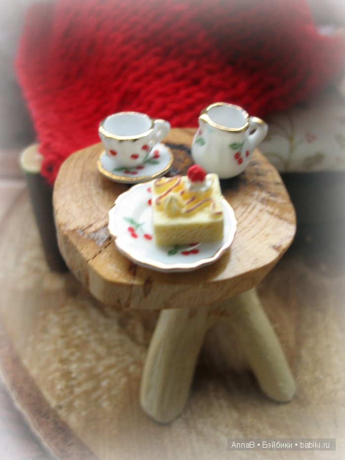 Зимний сон. Мышонок — Кукольная миниатюра своими руками: еда (фото 2)