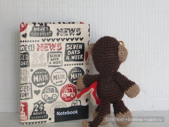 Озорные обезьянки ручной работы. Игрушки вязанные крючком (фото 3)