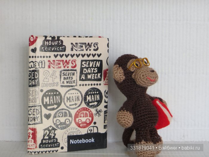 Озорные обезьянки ручной работы. Игрушки вязанные крючком (фото 2)