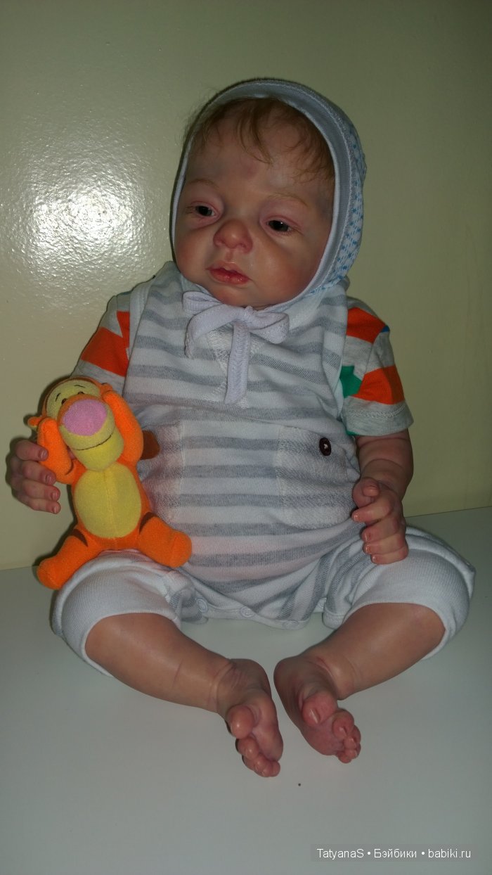 Моя первая приобретенная кукла реборн дома. Молд Лондон от Натали Блик