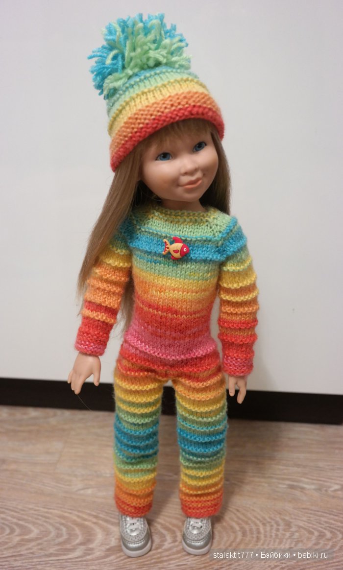 Наряд для Логан "Радужное настроение" | Бэйбики Наряд для Логан "Радужное настроение" (фото 3)