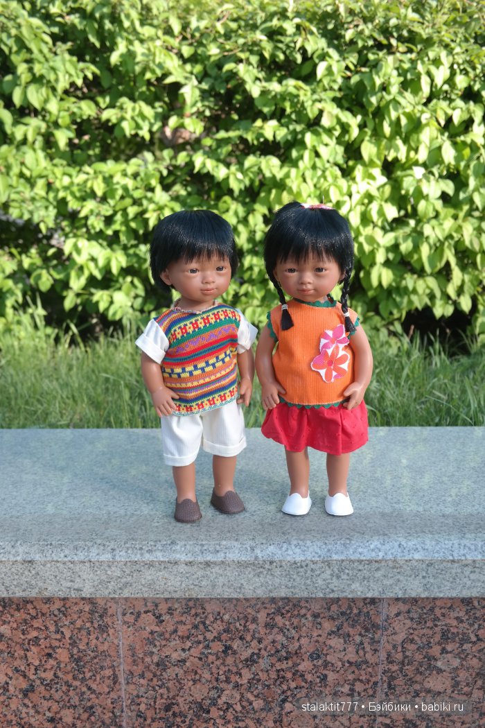 Марио и Мариетта - солнечные детки от Кармен Гонзалес