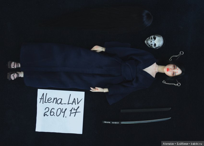 Хидэко - авторская шарнирная кукла ооак, полиуретан