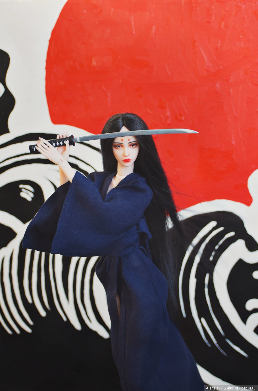 Хидэко - авторская шарнирная кукла ооак, полиуретан | Бэйбики Хидэко - авторская шарнирная кукла ооак, полиуретан (фото 4)