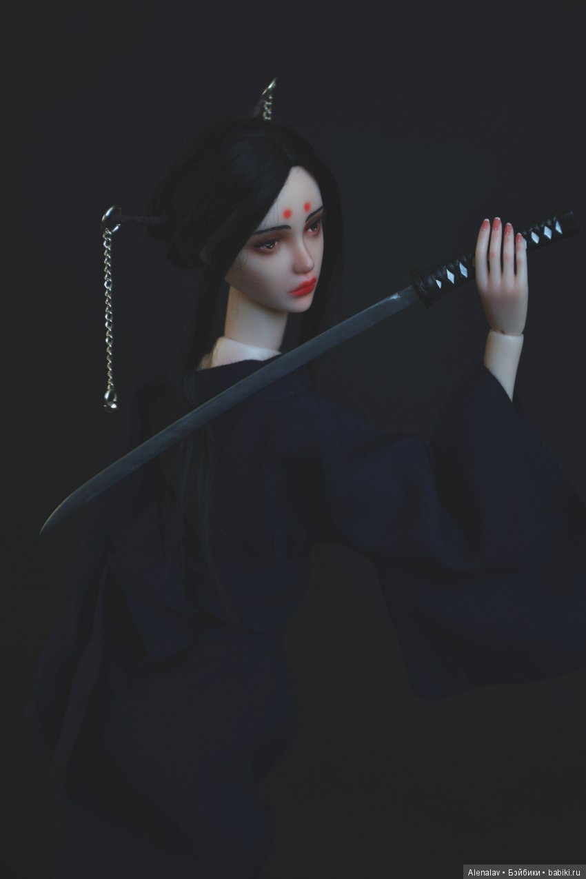 Хидэко - авторская шарнирная кукла ооак, полиуретан | Бэйбики Хидэко - авторская шарнирная кукла ооак, полиуретан