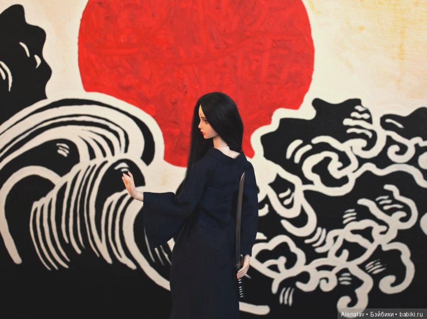 Хидэко - авторская шарнирная кукла ооак, полиуретан | Бэйбики Хидэко - авторская шарнирная кукла ооак, полиуретан (фото 3)