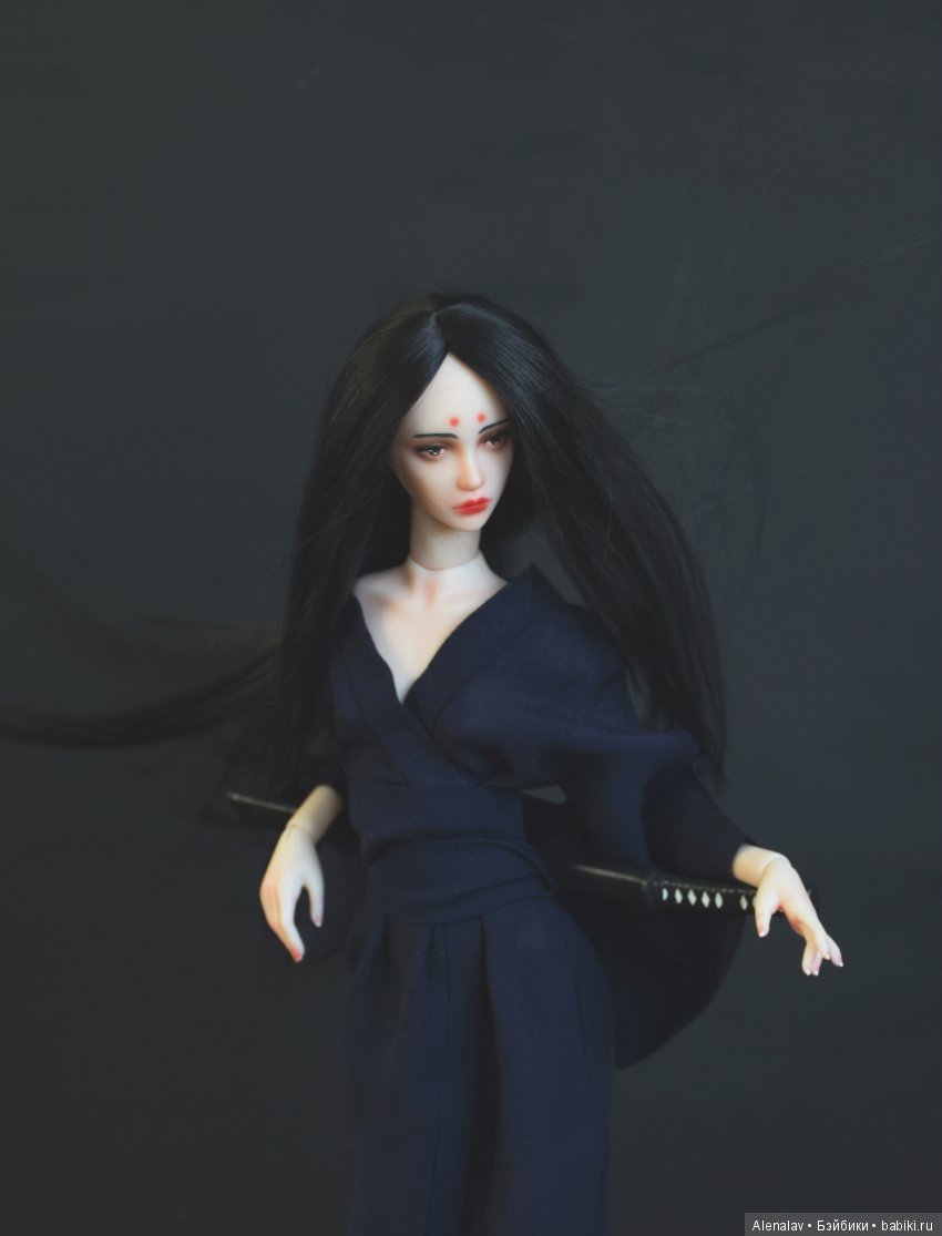 Хидэко - авторская шарнирная кукла ооак, полиуретан | Бэйбики Хидэко - авторская шарнирная кукла ооак, полиуретан (фото 7)