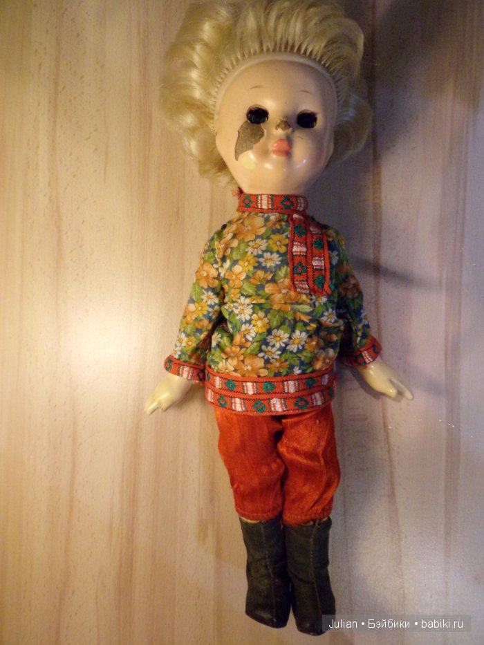 Интересная старинная куколка. Опознание и советы по ремонту