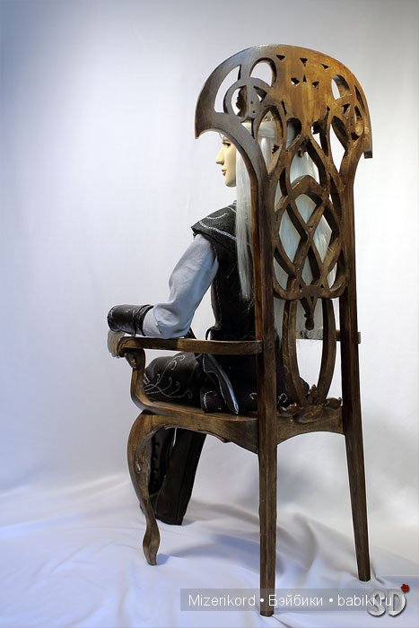 Трон для эльфа. Новое приобретение для моего Величества (фото 3)