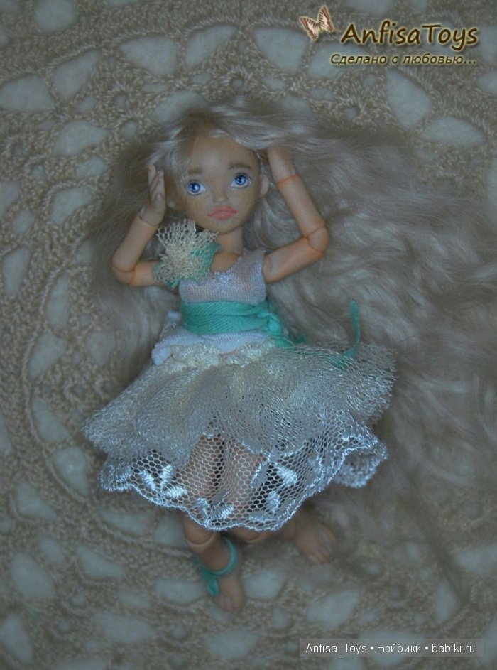 Амели, 11 см. Авторская шарнирная кукла