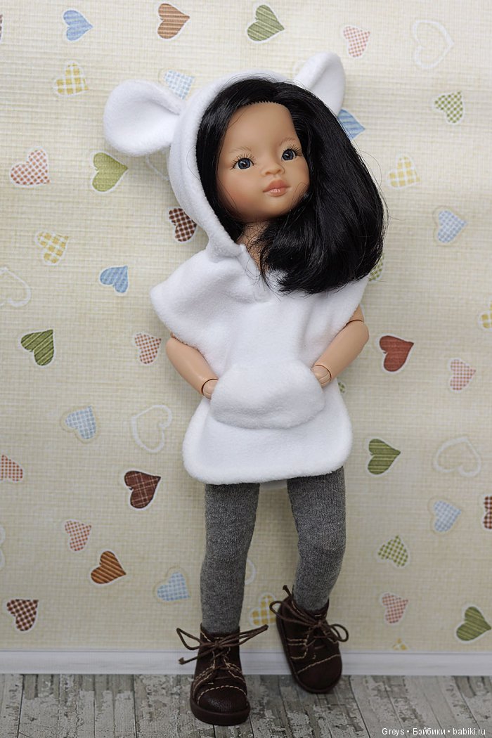 Выкройка забавной туники для кукол формата Paola Reina 32-34 см (фото 2)