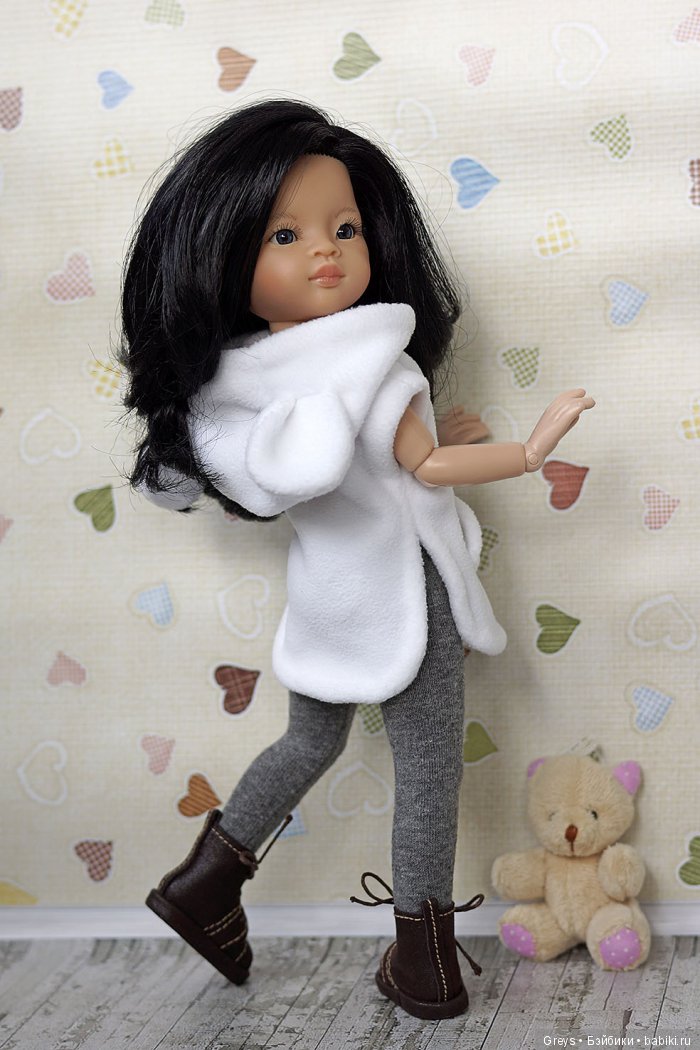 Выкройка забавной туники для кукол формата Paola Reina 32-34 см (фото 4)