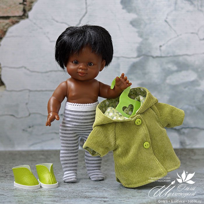 Выкройка пальто, колготок и сапожек для пупса паолитос Паола Рейна (фото 3)