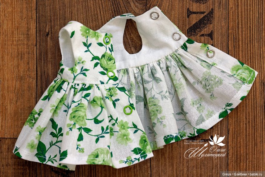 Мастер-класс - платье для Мариетты Кармен Гонсалес