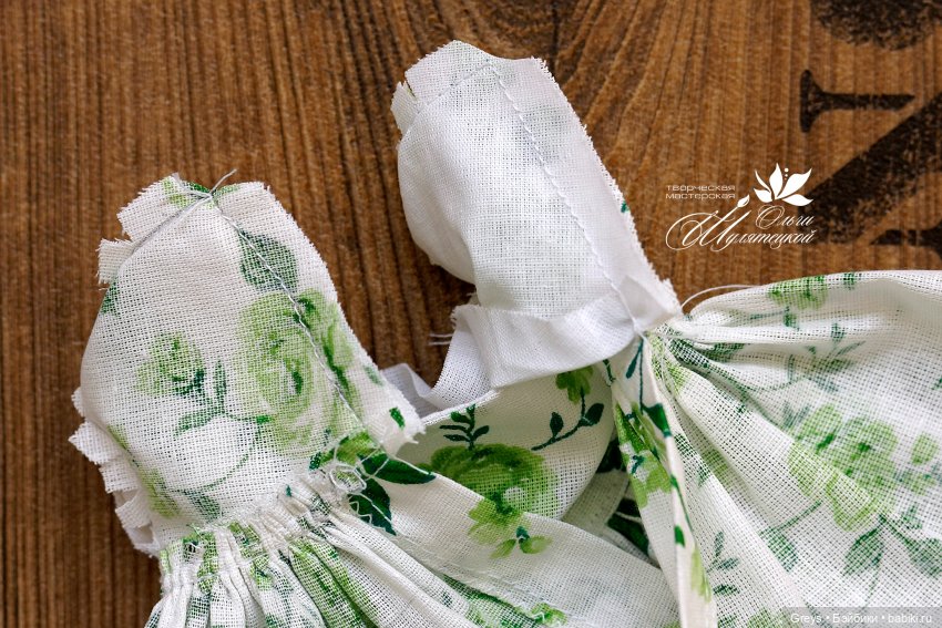 Мастер-класс - платье для Мариетты Кармен Гонсалес