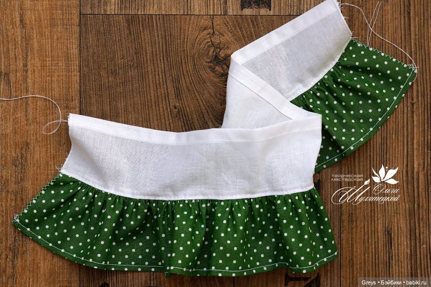 Мастер-класс - платье для Мариетты Кармен Гонсалес