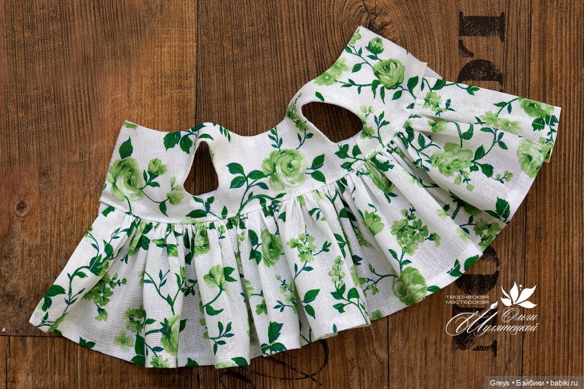 Мастер-класс - платье для Мариетты Кармен Гонсалес