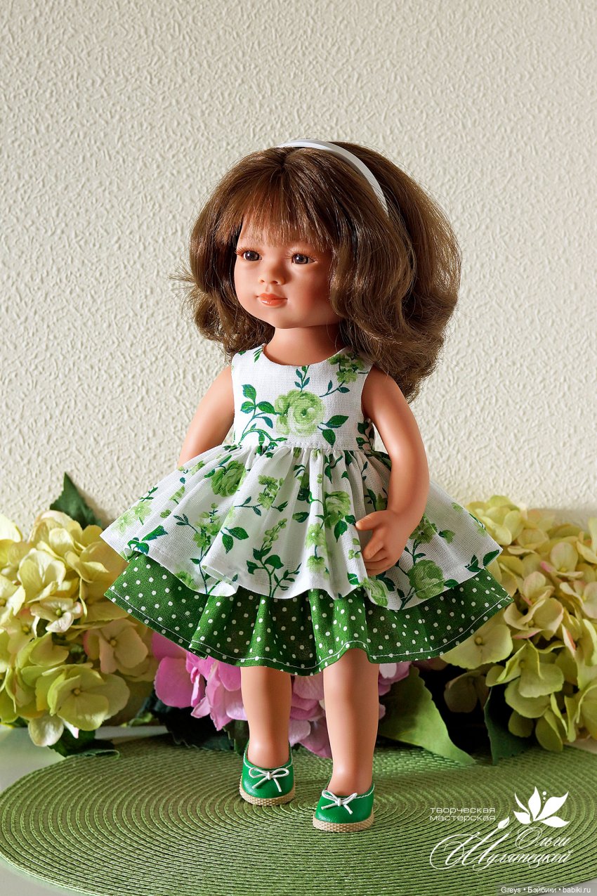 Мастер-класс - платье для Мариетты Кармен Гонсалес