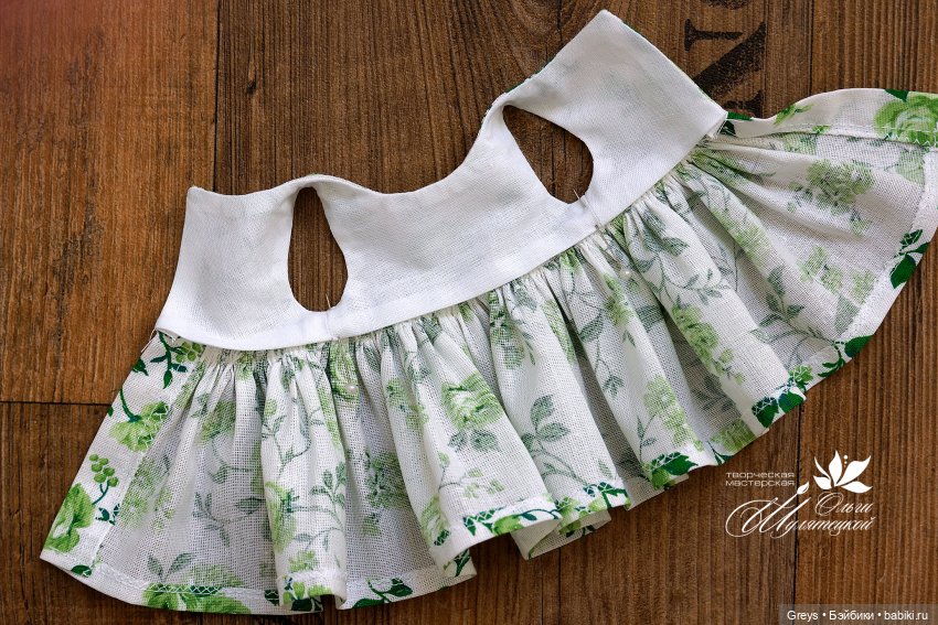 Мастер-класс - платье для Мариетты Кармен Гонсалес