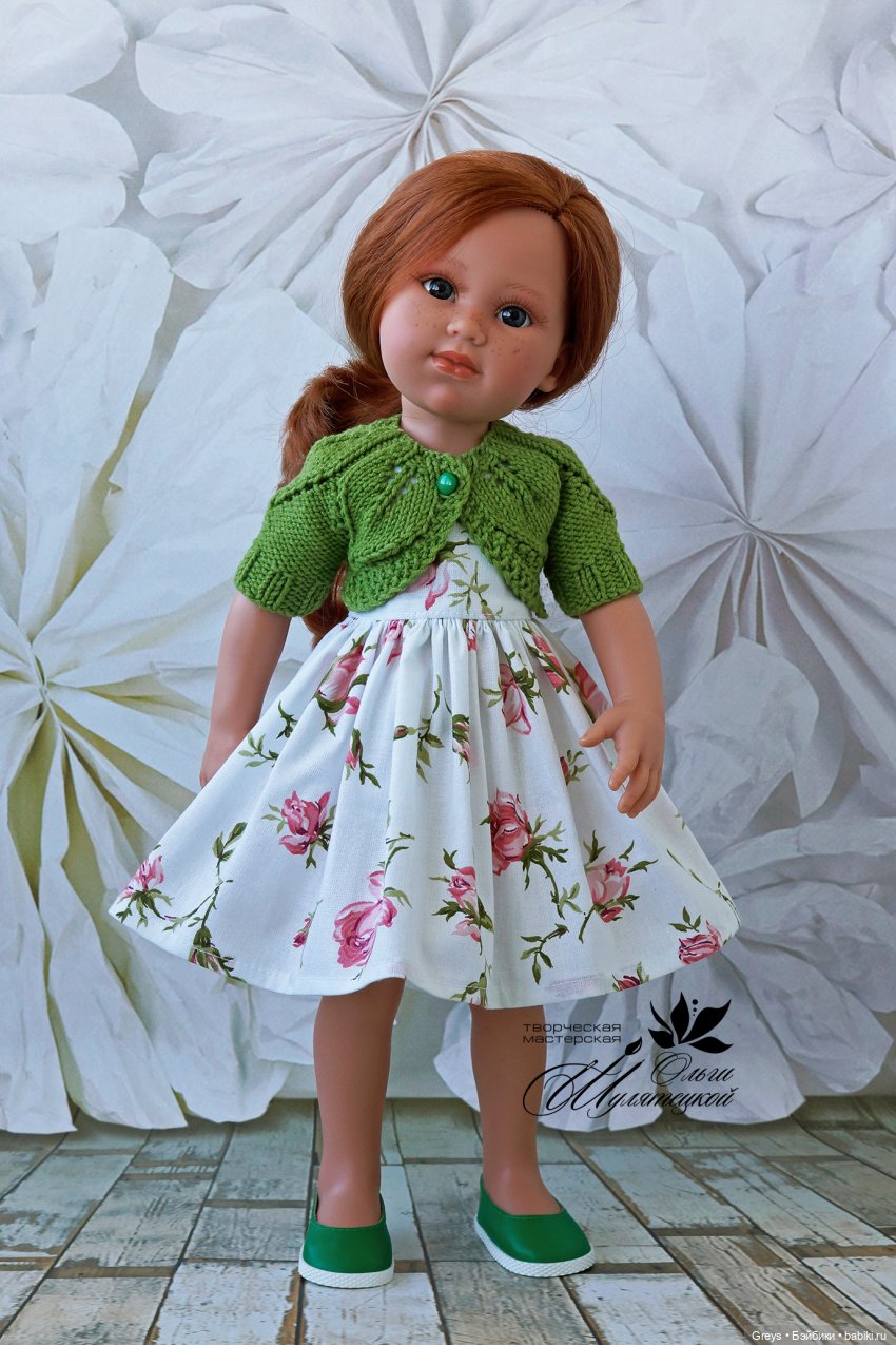 Базовая выкройка платья для куклы Ллоренс 42 см (фото 3)