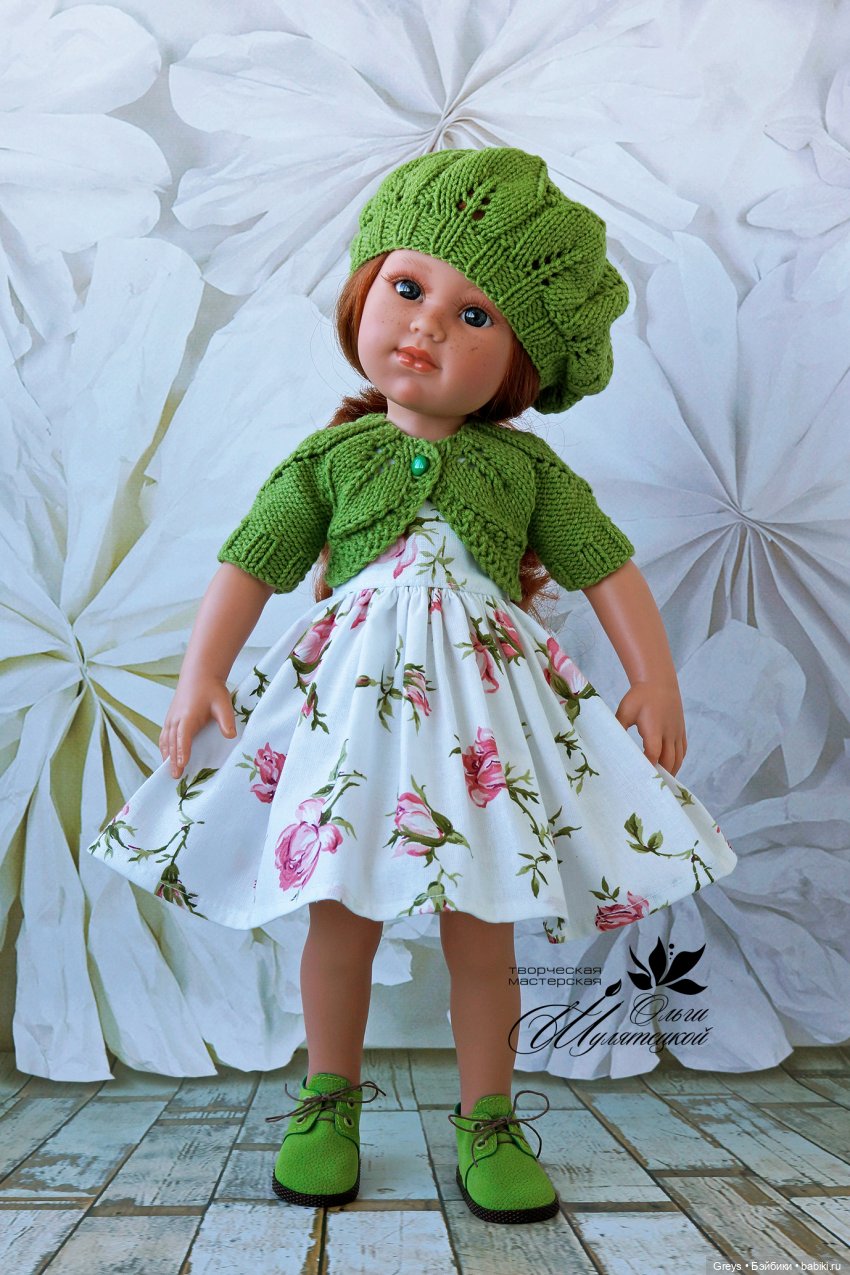 Базовая выкройка платья для куклы Ллоренс 42 см (фото 5)