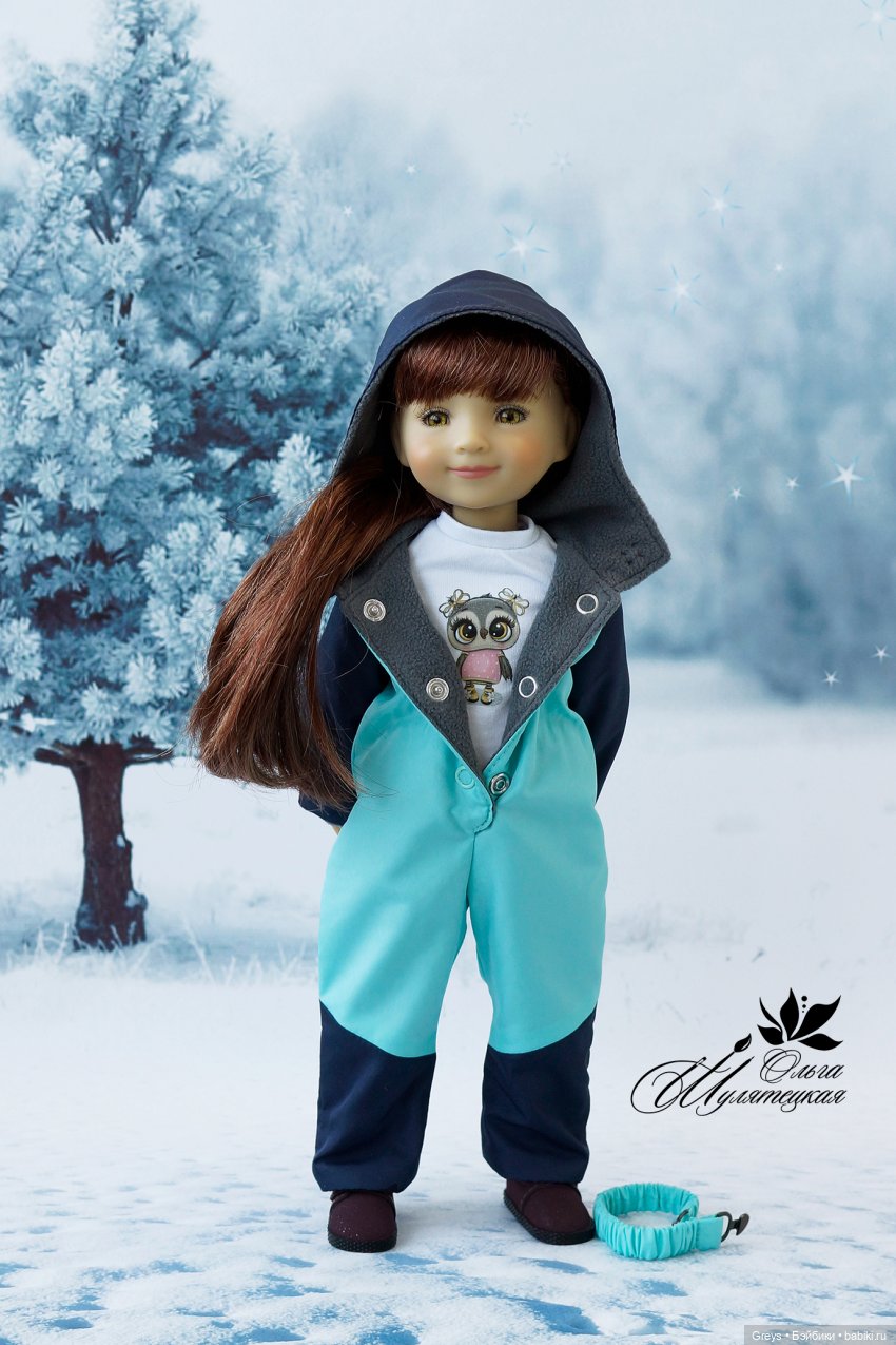 Выкройка зимнего комбинезона для Руби Ред, Готц Литтл Кидз и Видал Рохас (фото 3)