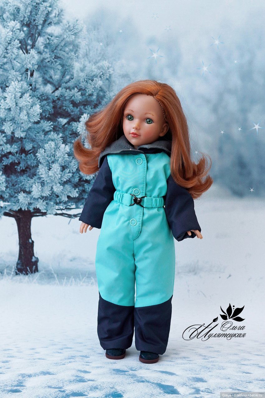 Выкройка зимнего комбинезона для Руби Ред, Готц Литтл Кидз и Видал Рохас (фото 5)