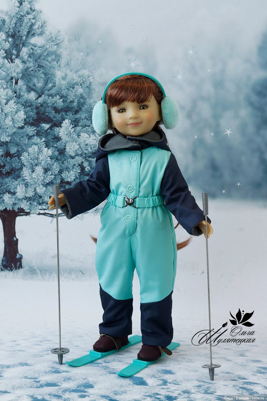 Выкройка зимнего комбинезона для Руби Ред, Готц Литтл Кидз и Видал Рохас (фото 9)