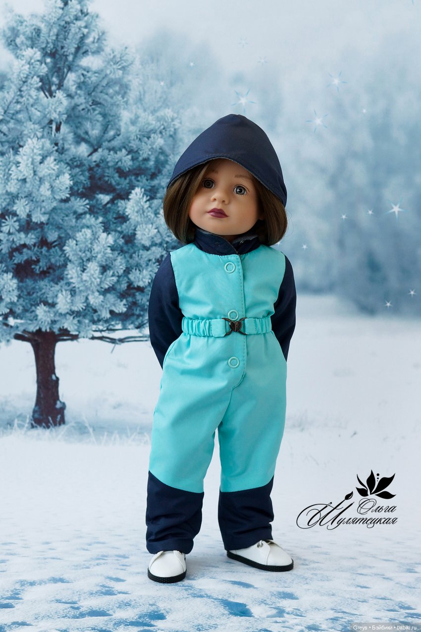 Выкройка зимнего комбинезона для Руби Ред, Готц Литтл Кидз и Видал Рохас