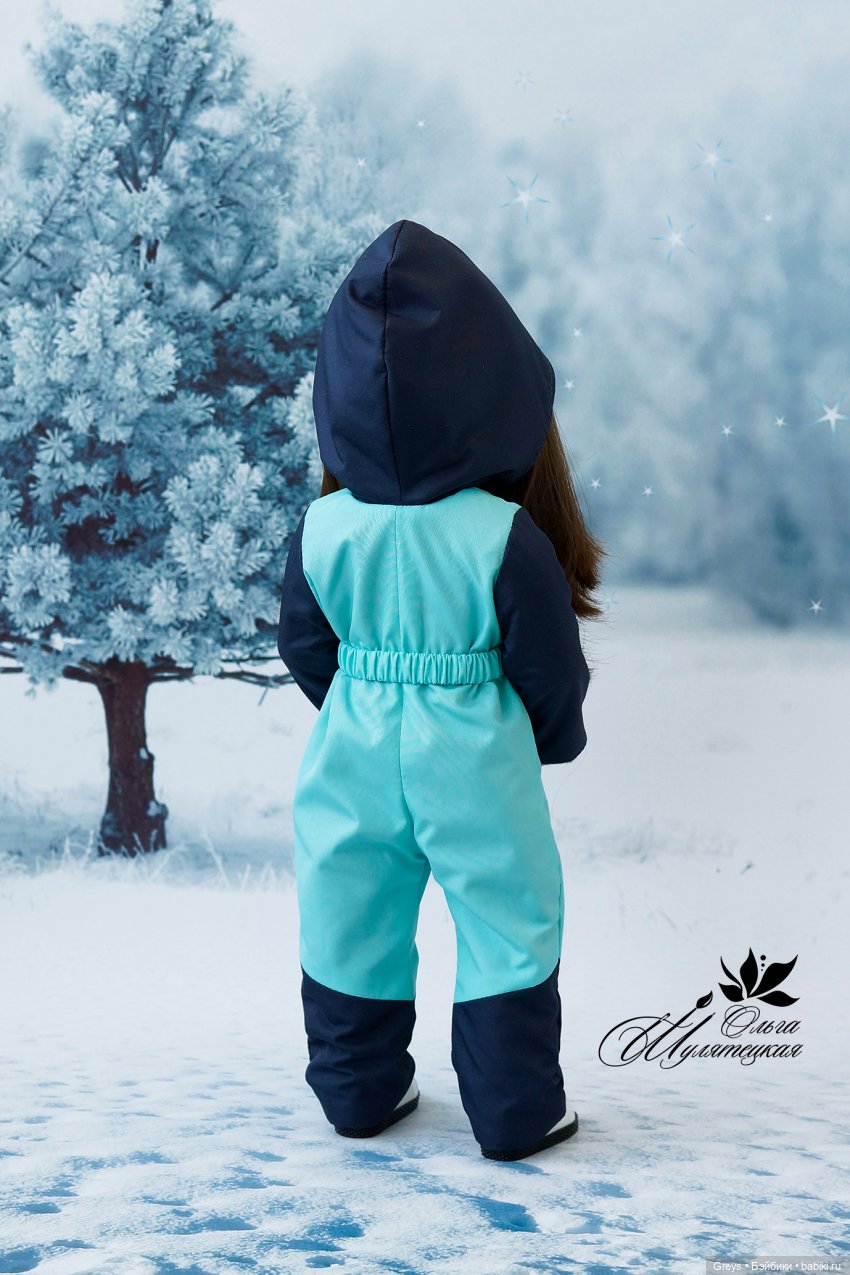 Выкройка зимнего комбинезона для Руби Ред, Готц Литтл Кидз и Видал Рохас