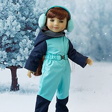 Выкройка зимнего комбинезона для Руби Ред, Готц Литтл Кидз и Видал Рохас