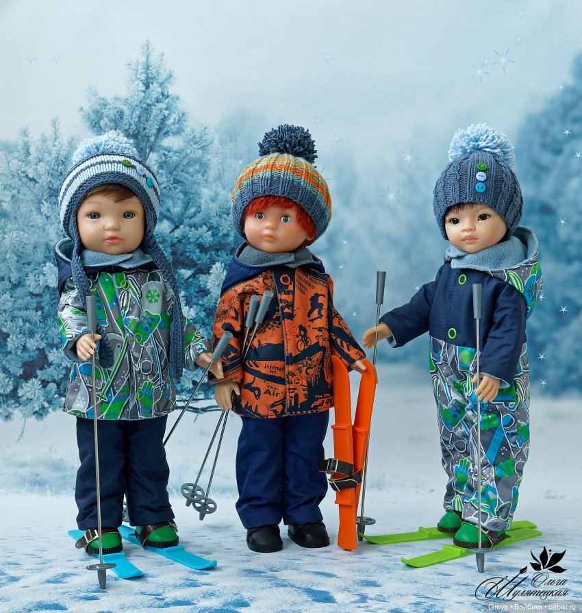 Кто куда, а мы на лыжах — Испанские куклы (разное): Vestida de Azul (фото 3)