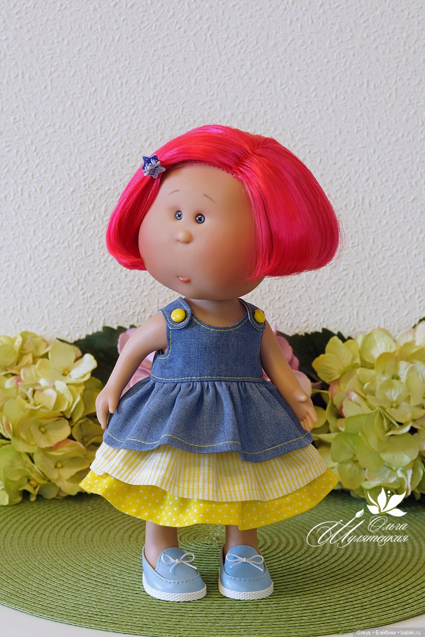 Радуга для булочки — Куклы Nines d'Onil (Нинес): Миа (Mia) (фото 6)