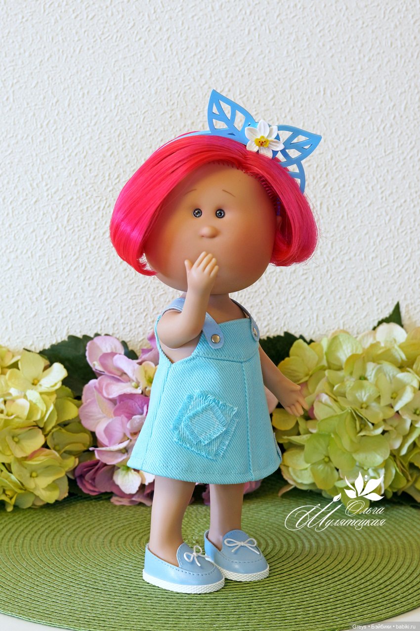 Радуга для булочки — Куклы Nines d'Onil (Нинес): Миа (Mia) (фото 7)