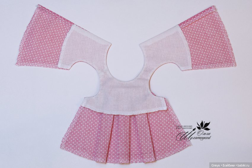 Летнее платье для Мии - выкройка и МК