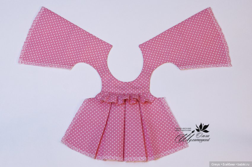 Летнее платье для Мии - выкройка и МК