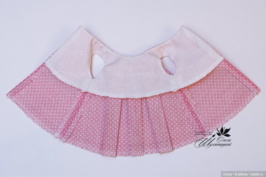 Летнее платье для Мии - выкройка и МК