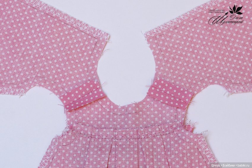 Летнее платье для Мии - выкройка и МК
