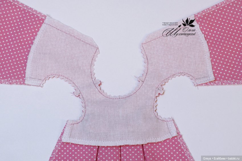 Летнее платье для Мии - выкройка и МК