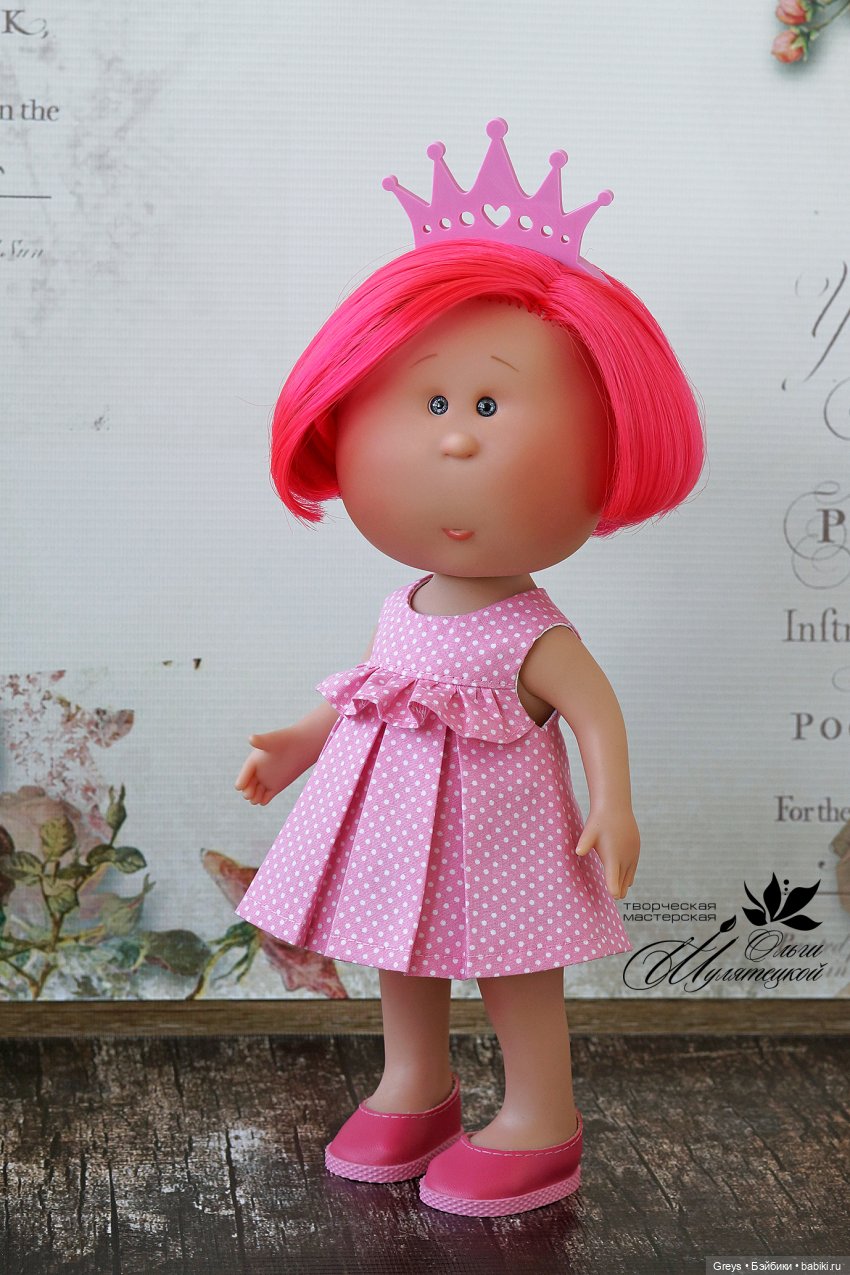 Летнее платье для Мии - выкройка и МК