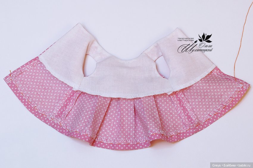 Летнее платье для Мии - выкройка и МК