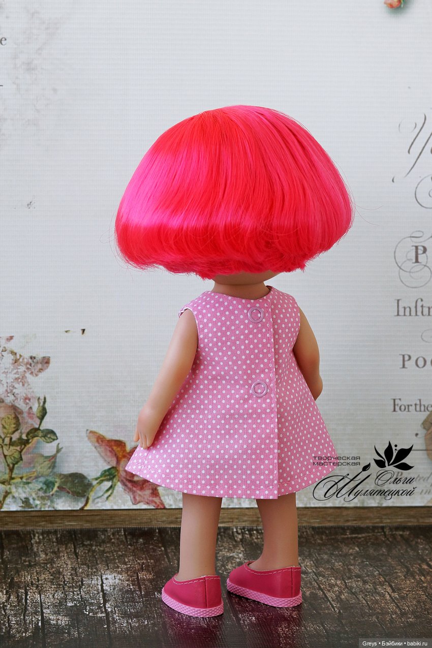 Летнее платье для Мии - выкройка и МК