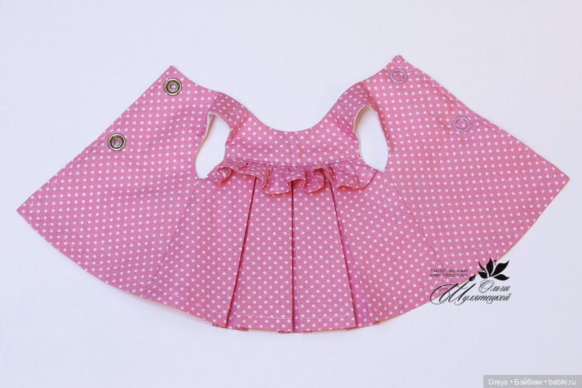Летнее платье для Мии - выкройка и МК