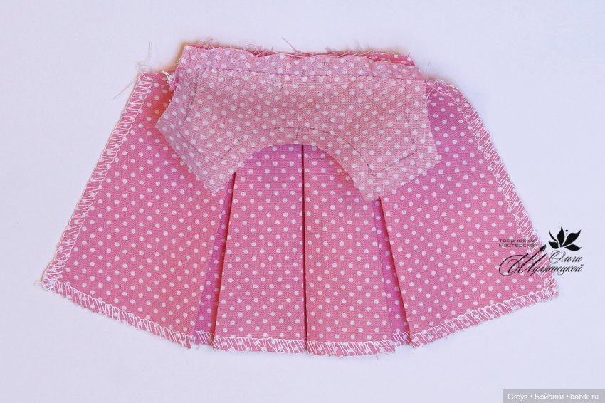 Летнее платье для Мии - выкройка и МК