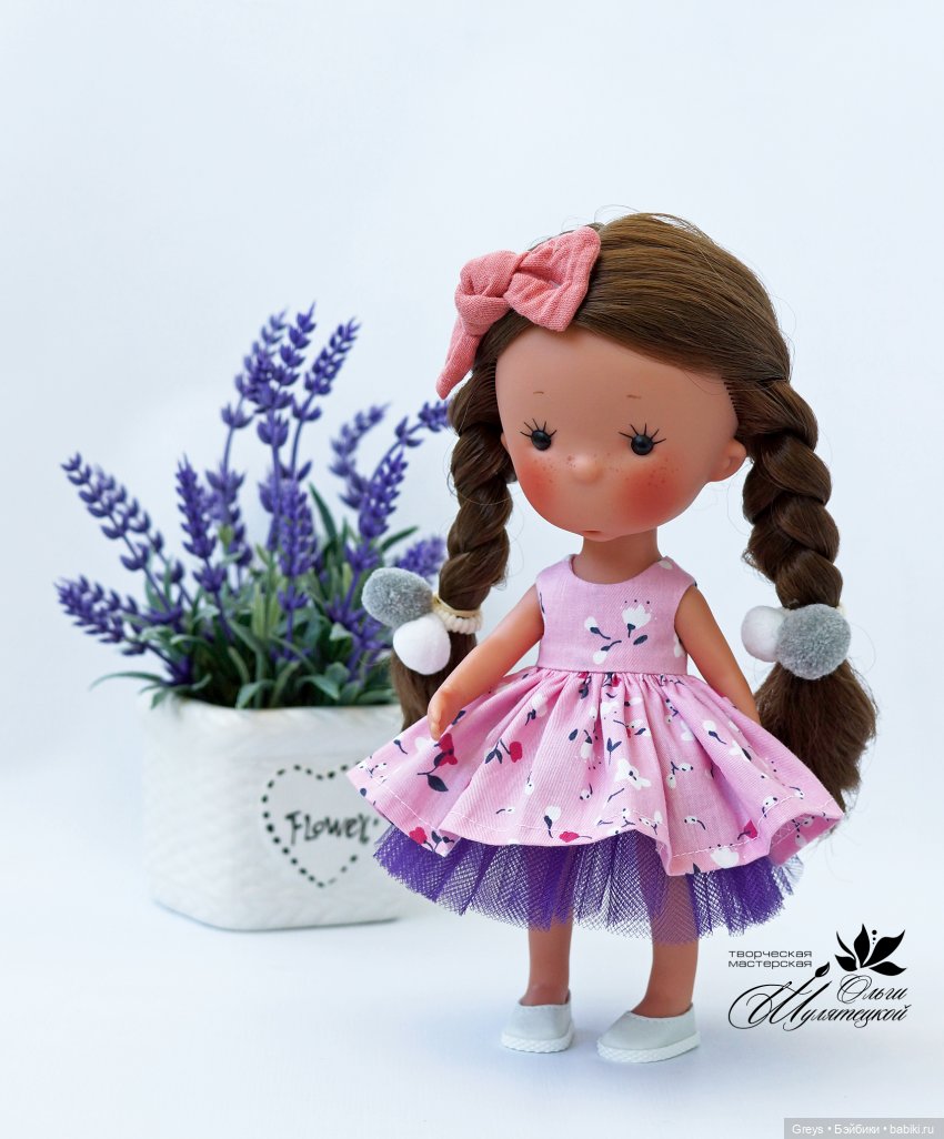 Базовая выкройка платья для Мисс Минис 26 см